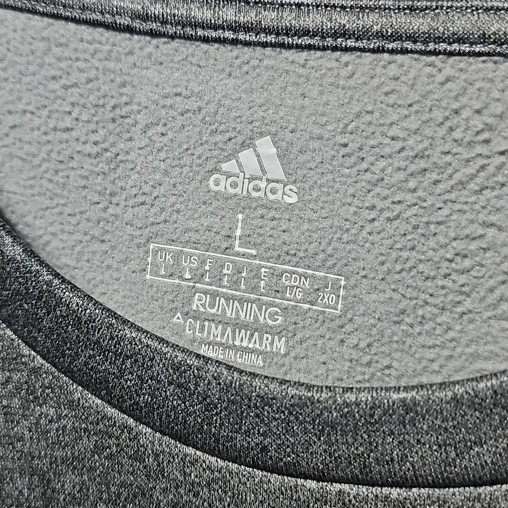 Adidas Climawarm Running Gray Sweatshirt Size Large